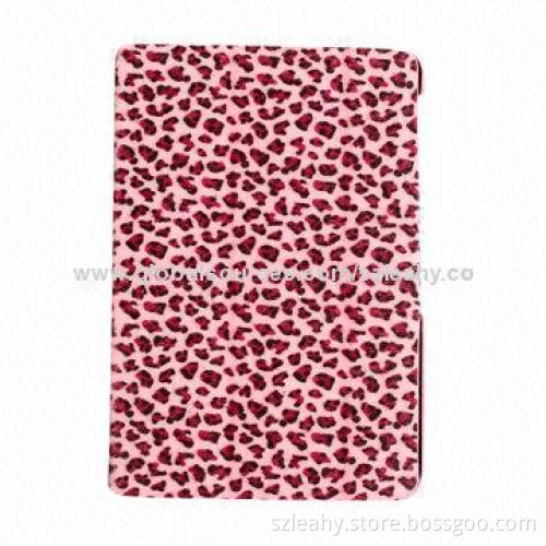 Fashion leopard appearance PU leather case for iPad mini